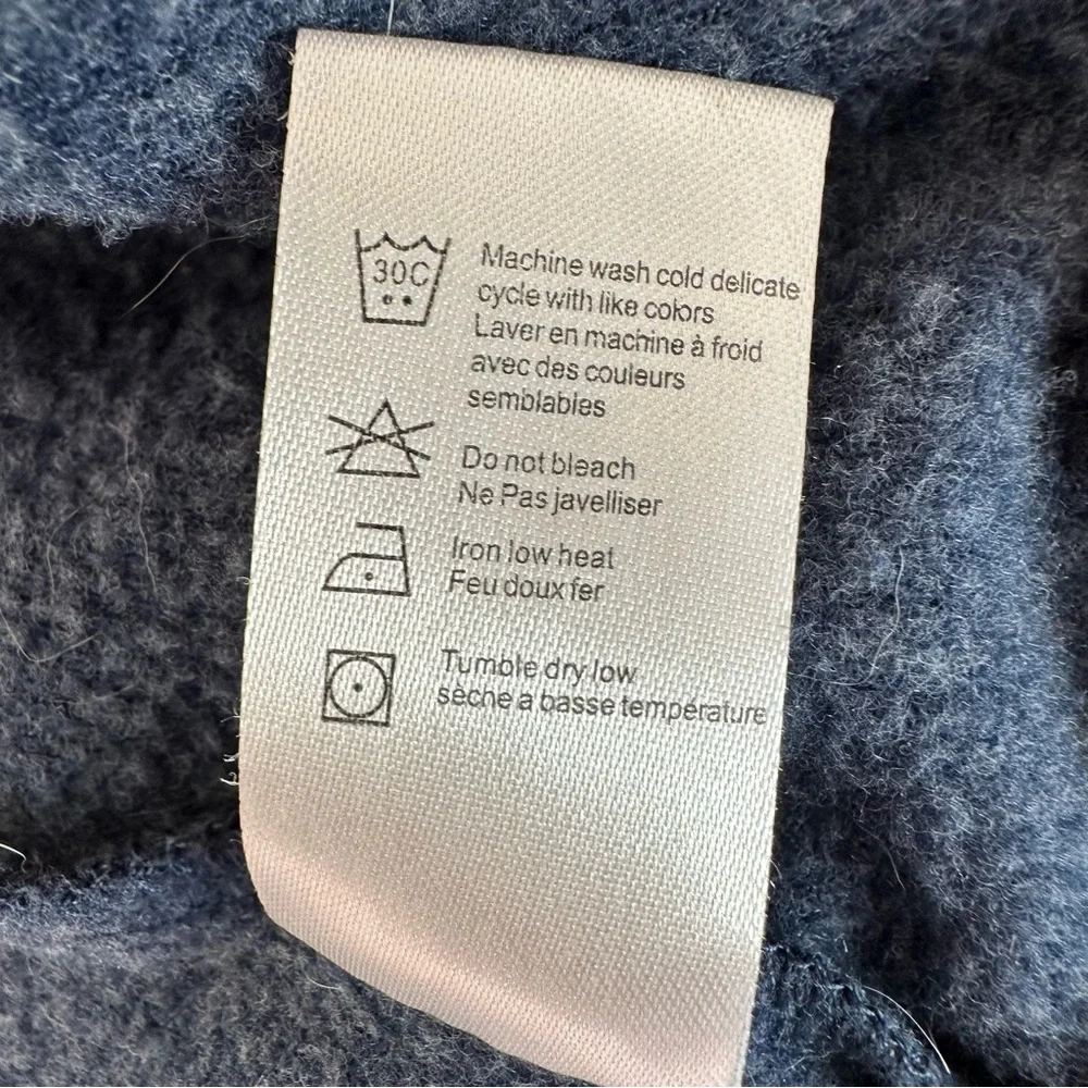 Chaser Allover Floral Rose Buds Girls Blue Pink Zip Up Hoodie Jacket Size: 10